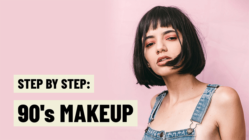 Youtube Thumbnail Maker pour un tutoriel de maquillage rétro