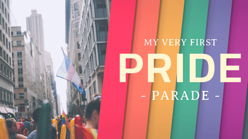 Szablon projektu miniatury dla filmu LGBT Pride
