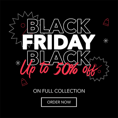 Ad Banner Maker annonçant des réductions pour le Black Friday