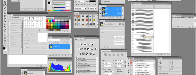 ภาพหน้าจอ photoshop