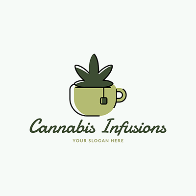 Générateur de logo pour un magasin d'infusions de cannabis