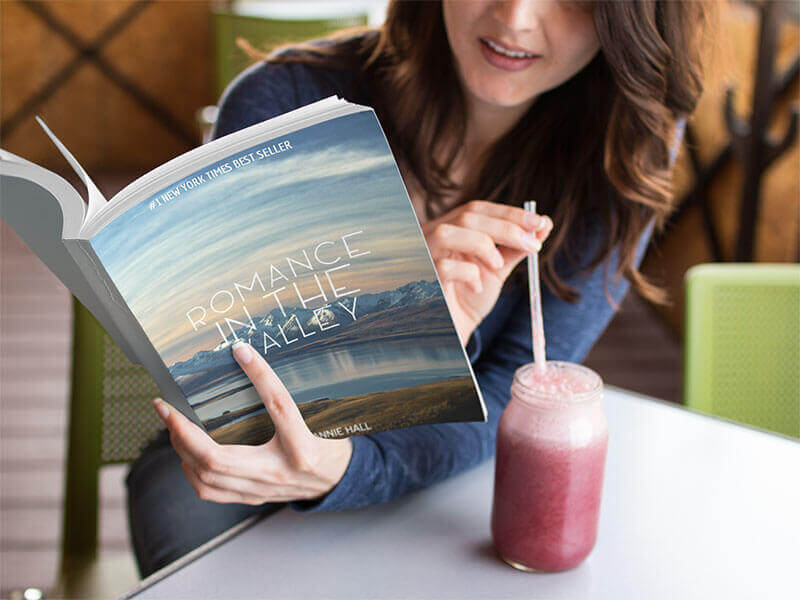 로맨스 책 표지 템플릿