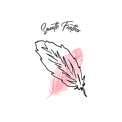 ソフトフェザーグラフィックのビューティーロゴクリエーター