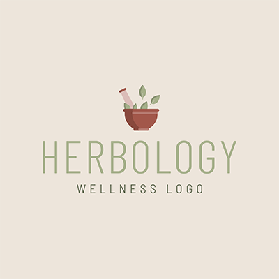Créateur de logo d'herbologie avec un graphique simple