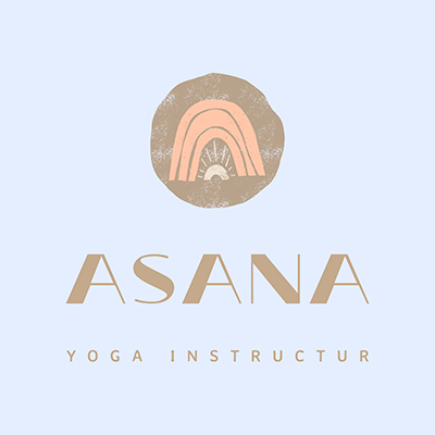 Créateur de logo de couleur pastel pour un instructeur de yoga