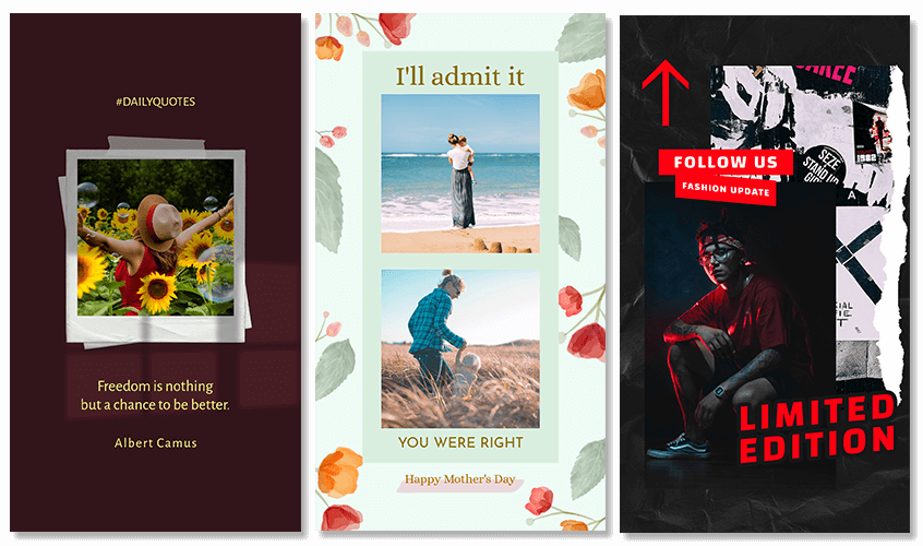 Historie na Instagramie