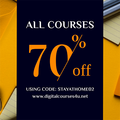 特別なデジタルコース割引のクーポンデザインメーカー