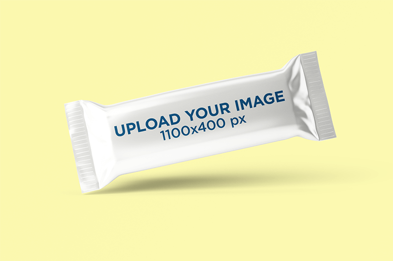 Machetă de ambalaj pentru baton de ciocolată cu cannabis