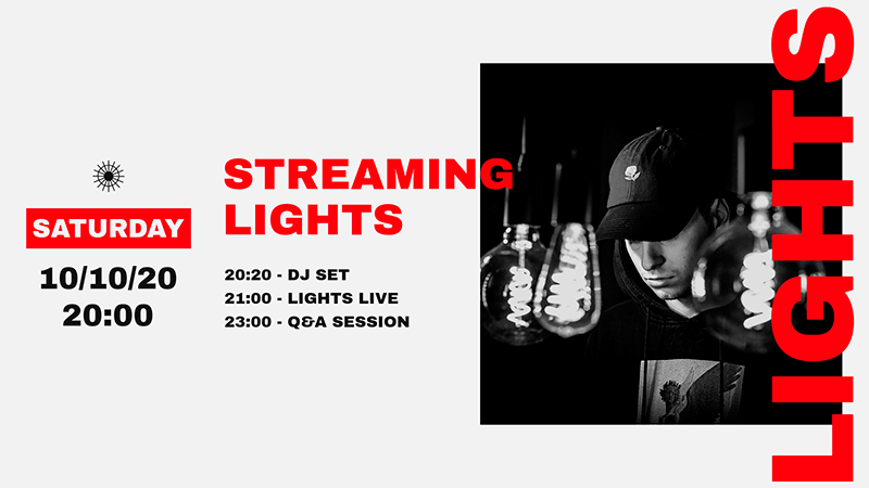 Creator de bannere Twitch pentru un set muzical în flux live