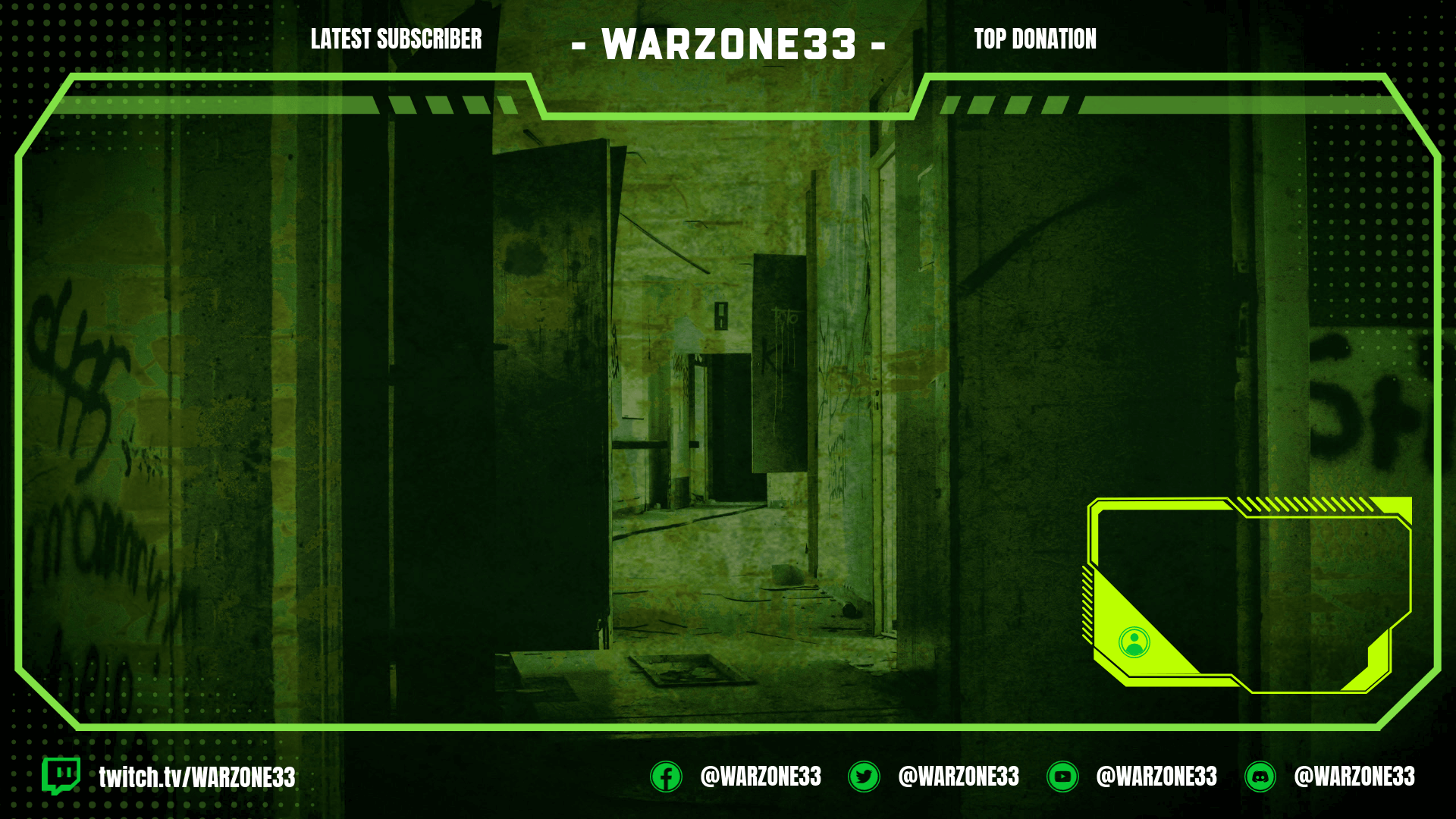 Obs Stream Overlay Maker pentru un canal de streaming cu tematică de război