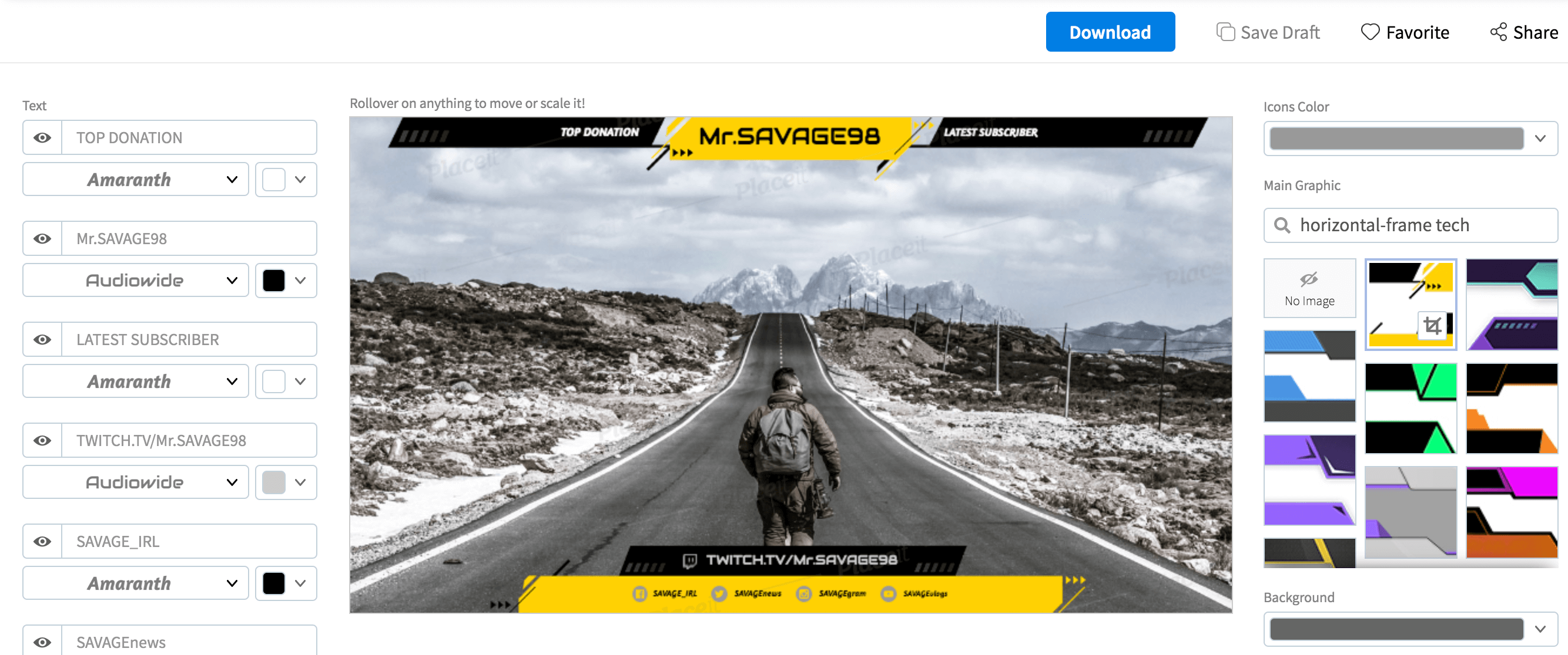 Creator de suprapuneri