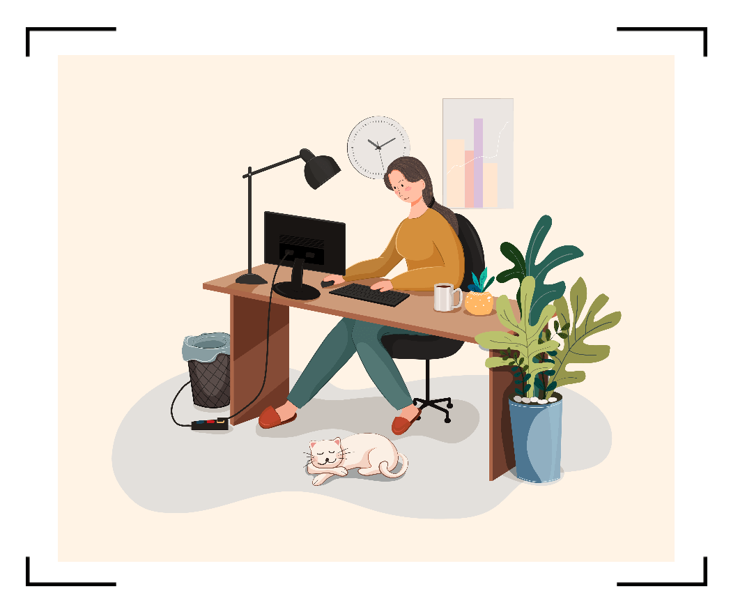 Szablony projektów postów na Instagram z sugestiami do pracy w domu