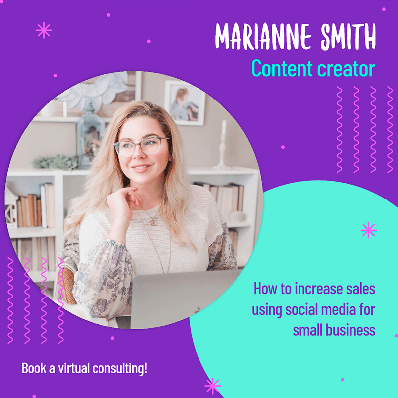 Instagram 發布模板以宣佈內容創建網絡研討會