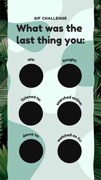 Instagram Story Maker يتميز بتصميم بطاقة بنغو رائع قابل للتخصيص