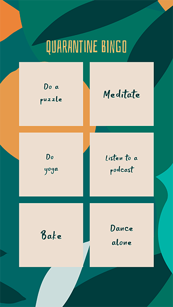 Instagram Story Maker لتحدي البنغو للعب أثناء الحجر الصحي