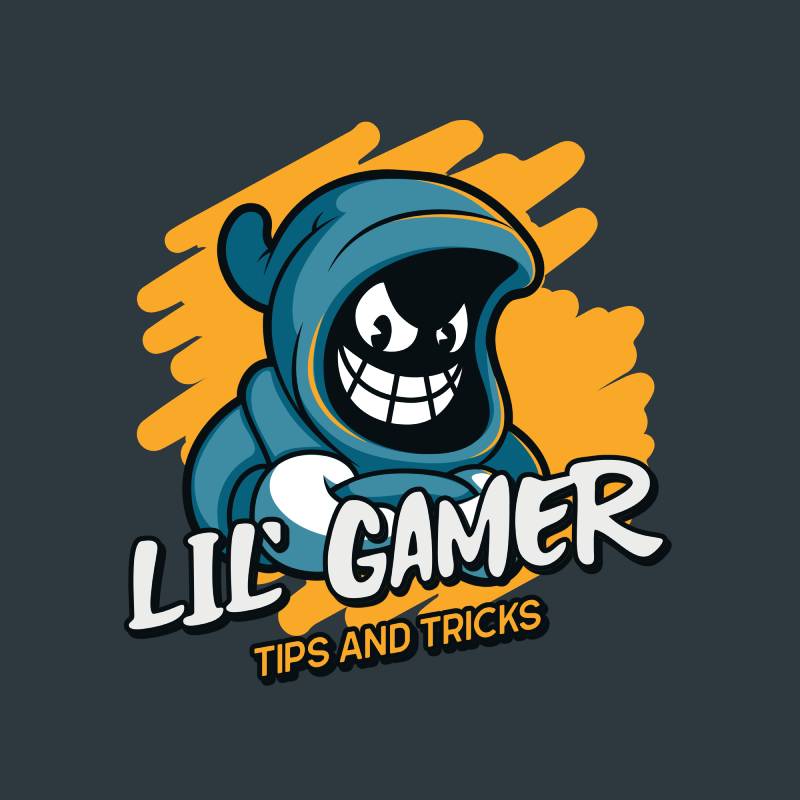 게임 팀을 위한 Cuphead에서 영감을 받은 로고 템플릿