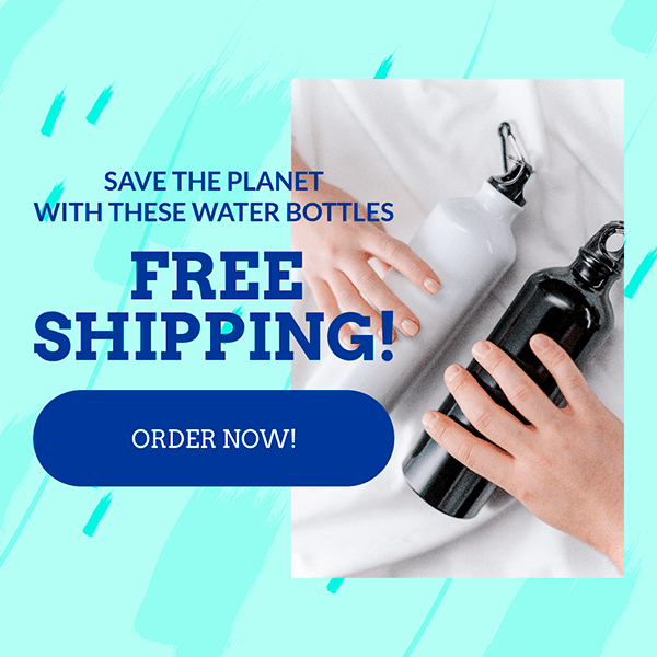 Создатель рекламных баннеров с прямой доставкой с предложением бесплатной доставки