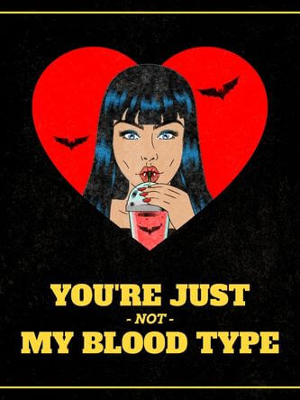 Plantilla de diseño de camiseta de Halloween con una divertida mujer vampiro