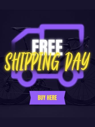 Black Friday Ad Banner Creator con una promoción de envío gratis