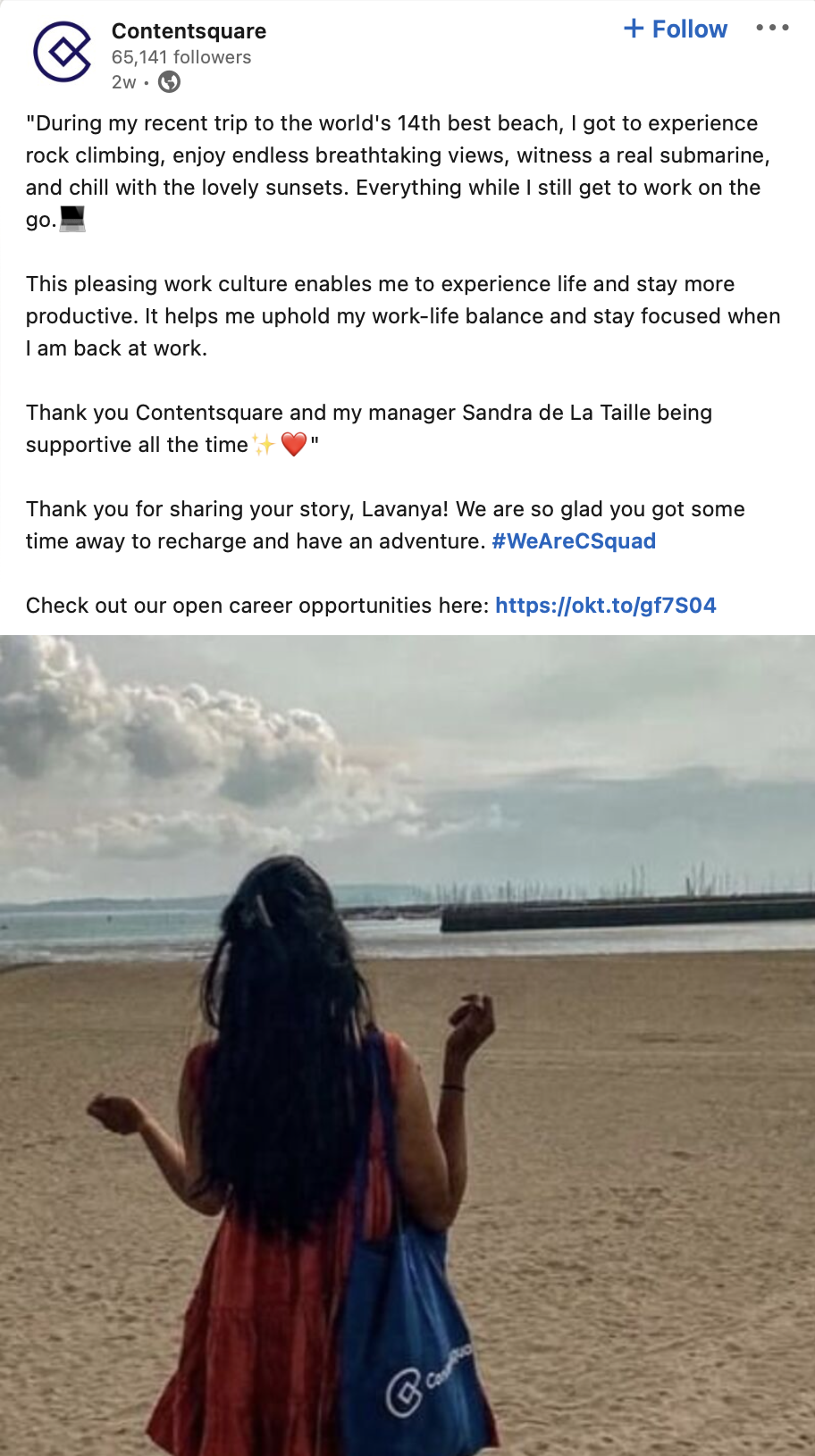 empleado destacado de contentsquare