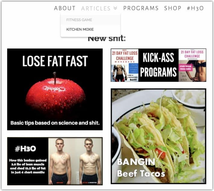 conținut de la primul blog eșuat