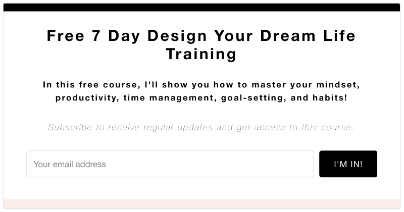 optiunea de e-mail vizată