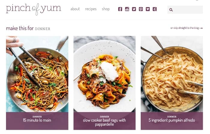 一小撮百勝食譜博客示例