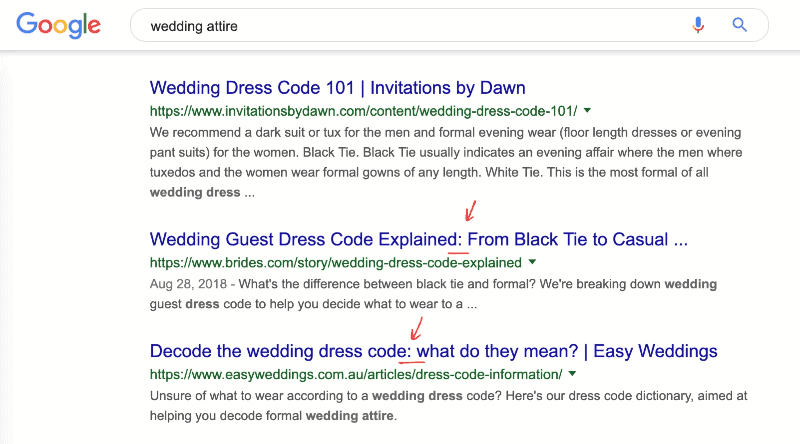 在標題中使用冒號
