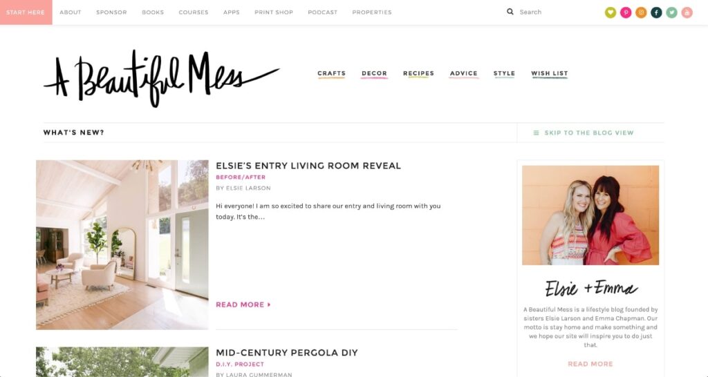 一個美麗的混亂博客