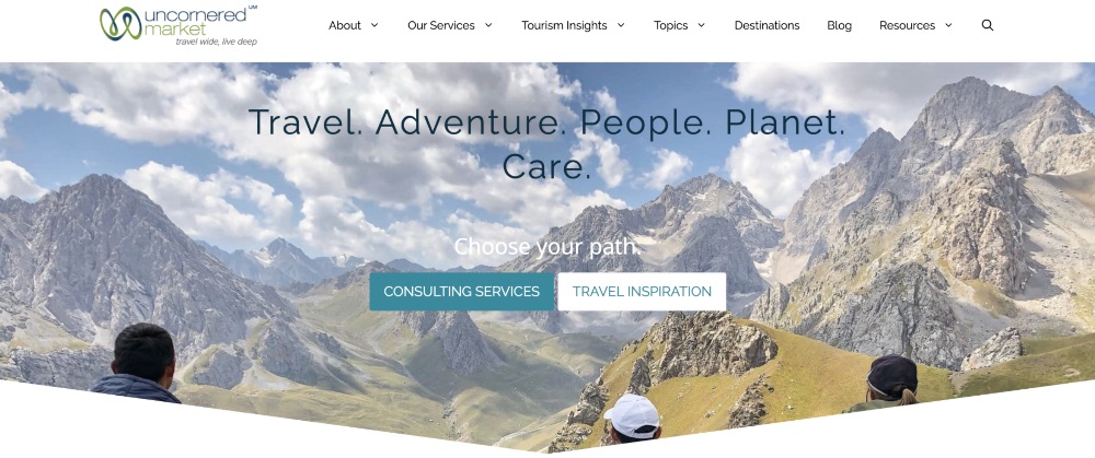 Uncornered Market 블로그 홈페이지 스크린샷