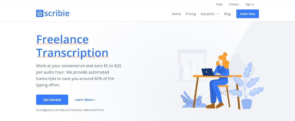 scribe transcription freelance