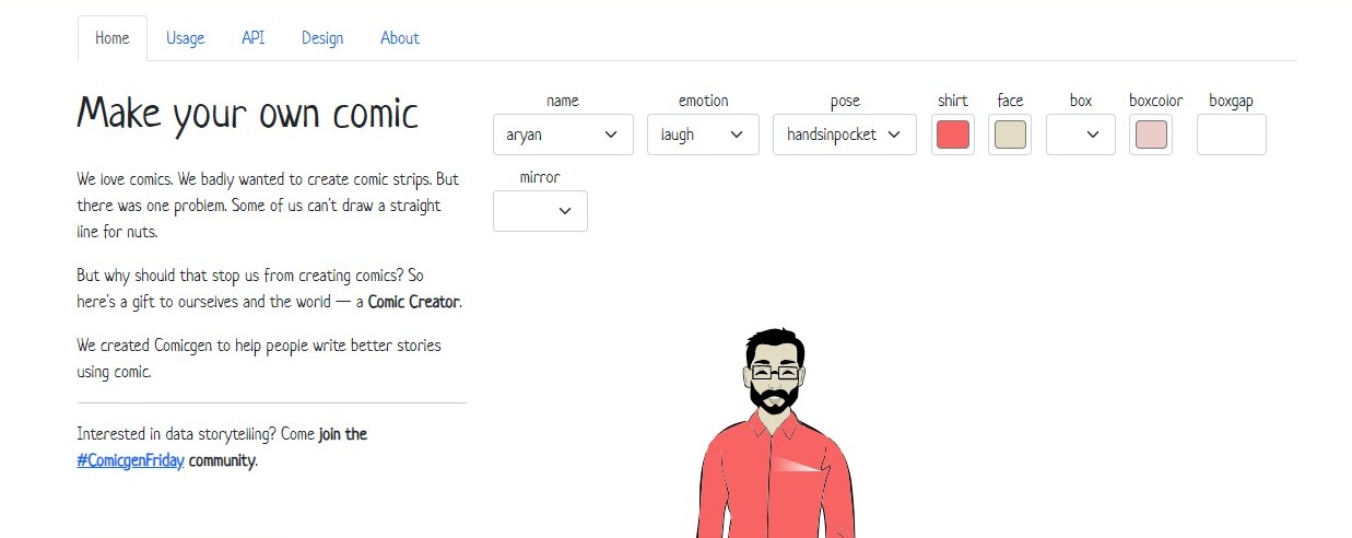 Instrumentul-benzi desenate Gramener