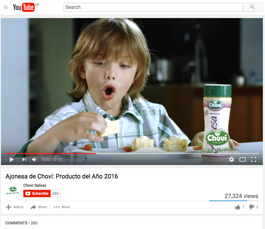 Salsas Chovi YouTube-Kommentar-Gewinnspiele