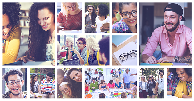 La dimensione ideale dell'immagine dipende dal supporto