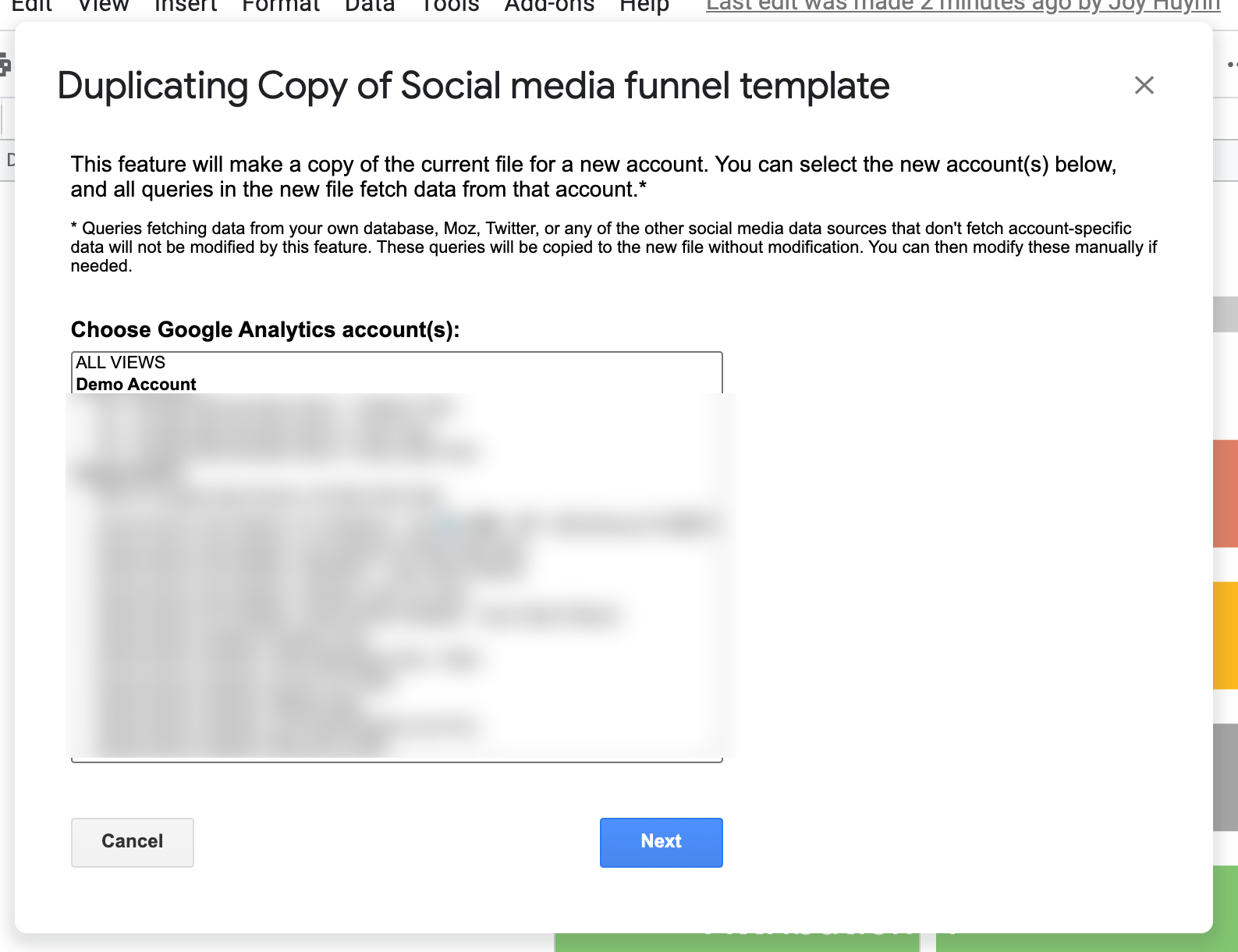 Копия шаблона воронки в социальных сетях