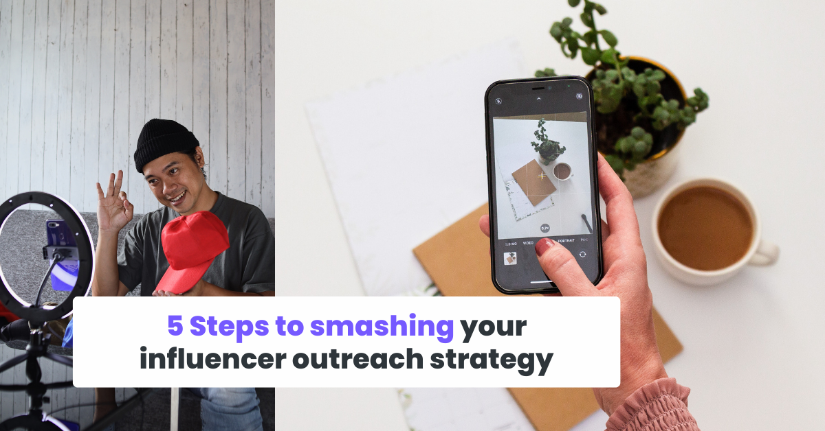 인플루언서 홍보 전략을 깨는 5단계