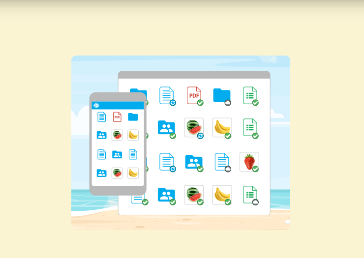 Arbeiten Sie remote mit Sync