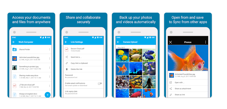 Mobile App synchronisieren