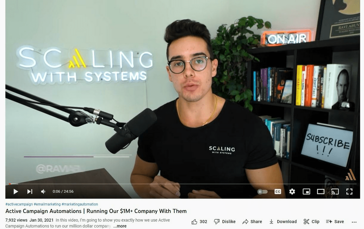 مثال على فيديو دراسة الحالة للتسويق بالعمولة