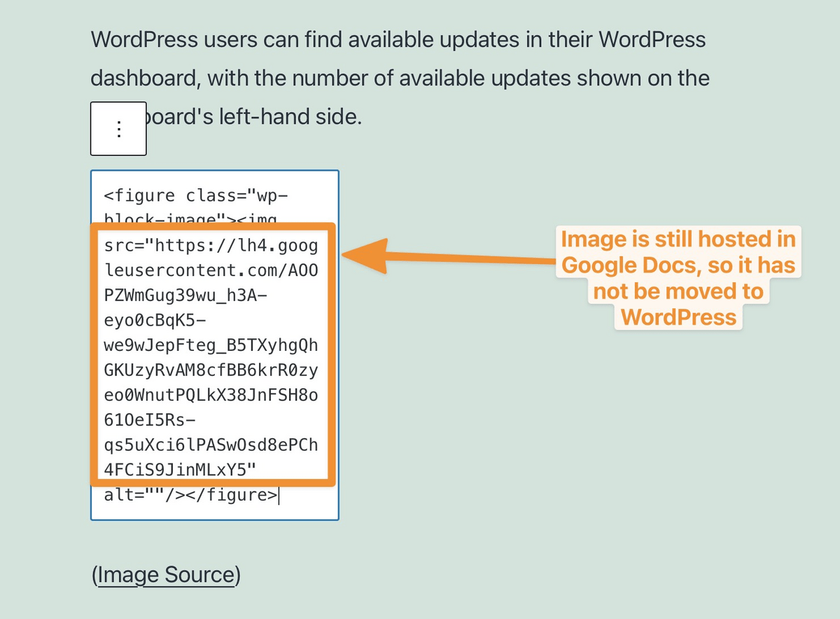 masalah gambar wordpress