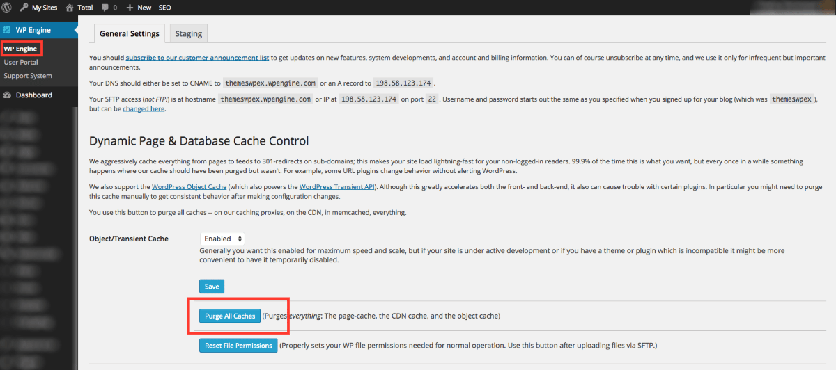 การไม่ล้างแคชอาจทำให้ผู้อ่านไม่เห็นการเปลี่ยนแปลงใหม่ๆ ในไซต์ของคุณ
