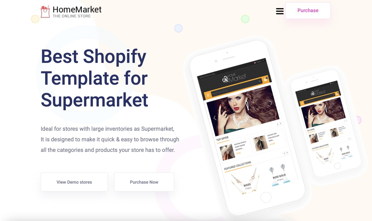 Shopify tema de diseño