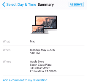Dahi bar randevusu için Gün ve Saati seçin