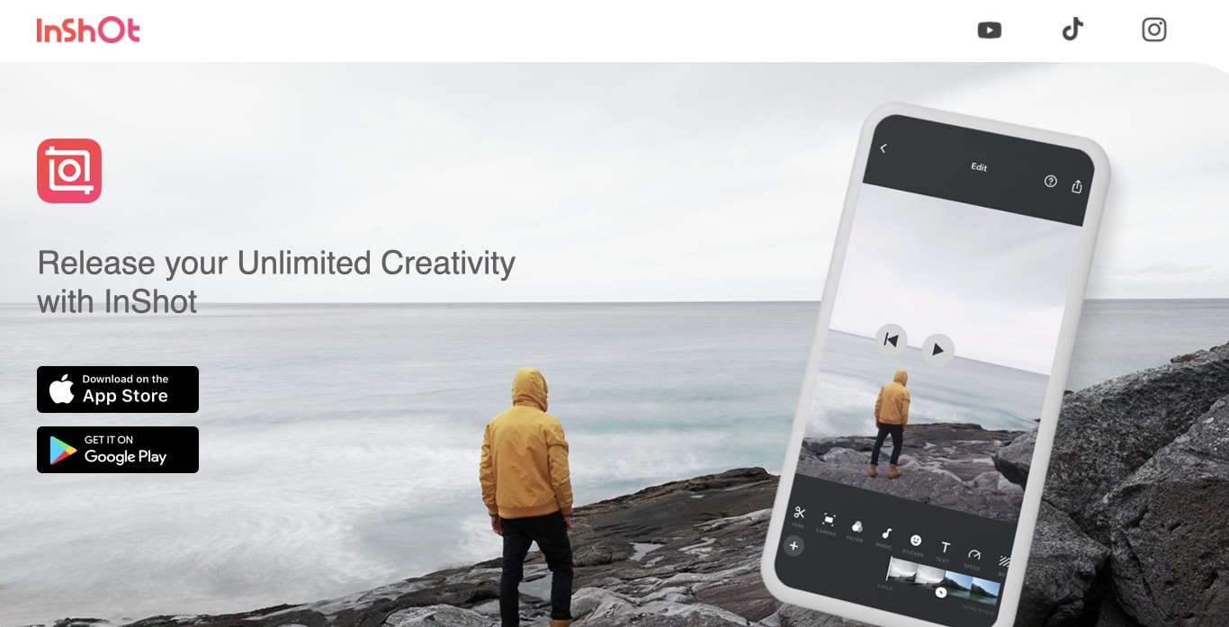 Aplicația de editare video InShot