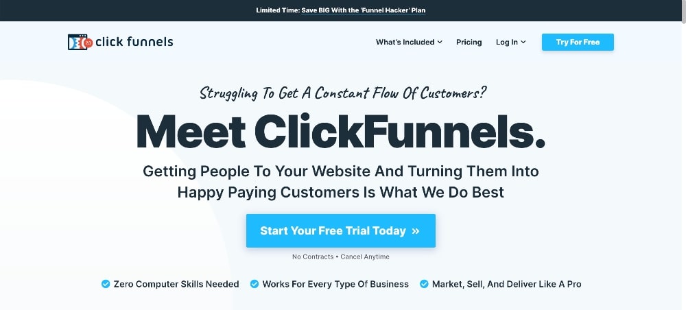 Clickfunnels-Partnerprogramm