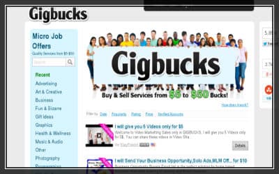 GigBucks dot com- Gigs based site for SEO Freelancers-400x250