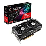 ASUS ROG Strix AMD Radeon RX 6600 XT OC Edition เกมกราฟิกการ์ด (AMD RDNA 2, PCIe 4.0, 8GB GDDR6, HDMI 2.1, DisplayPort 1.4a, Axial-tech Fan Design, Super Alloy Power II, GPU Tweak II)
