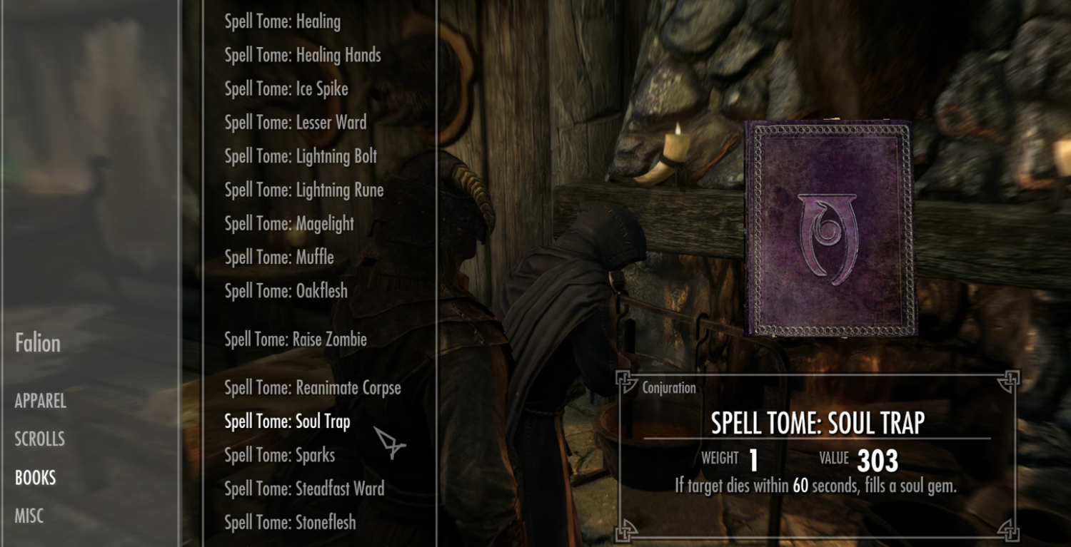 Книга заклинаний для заклинания ловушки души