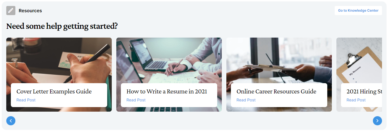Ресурсы VisualCV в качестве руководств по резюме