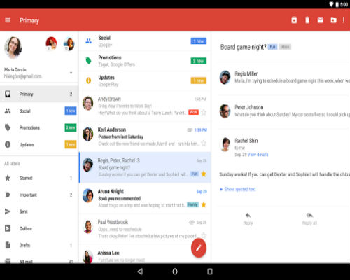 Gmail-service by Google-500x400